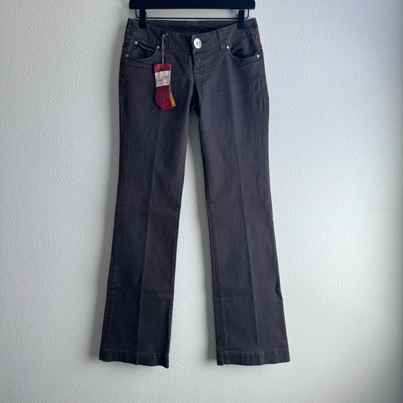 Level 99 Low Rise Bootcut Brown Jeans - Picture 5 of 8